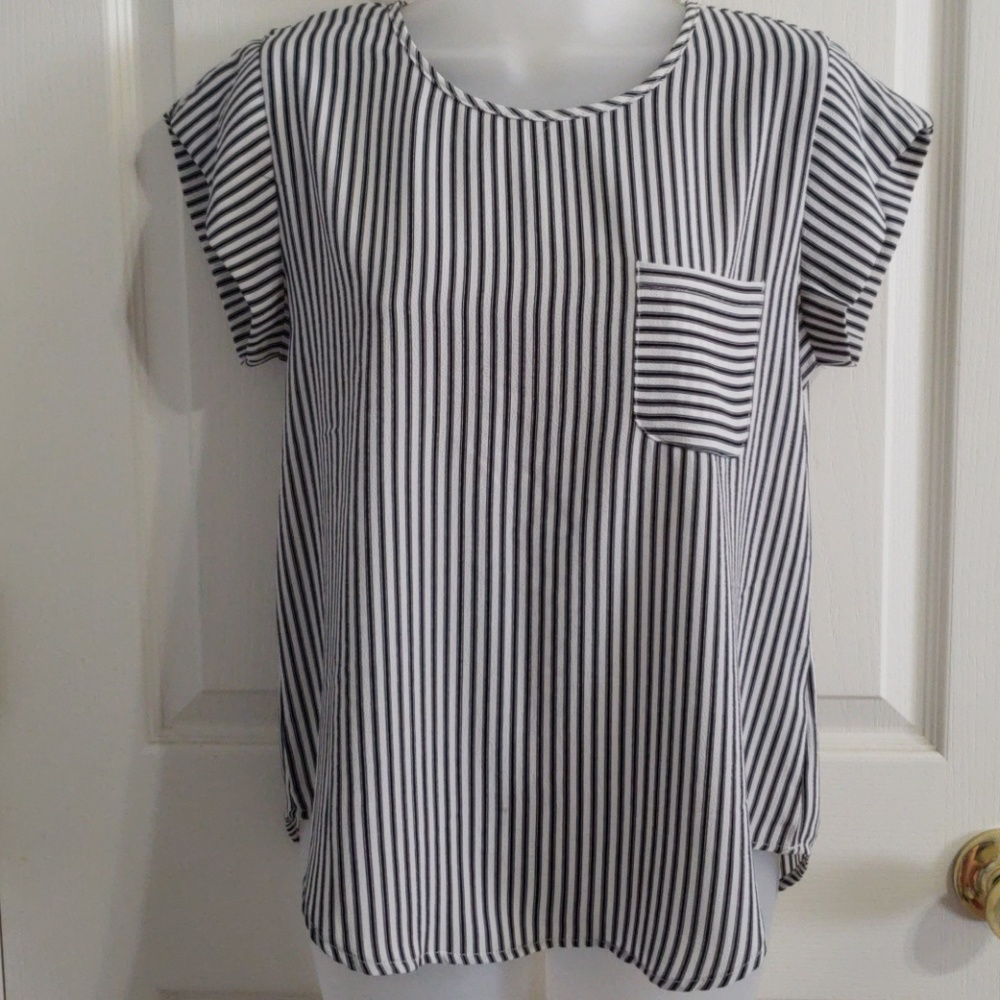Black and white strip shirt